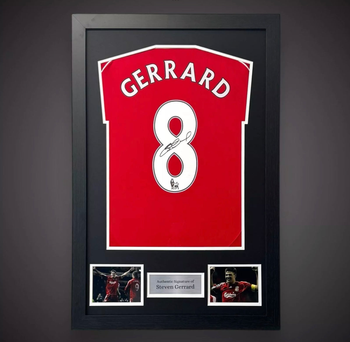 Steven Gerrard 2006/2008 Hand Signed Liverpool Shirt