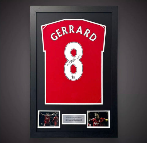 Steven Gerrard 2006/2008 Hand Signed Liverpool Shirt