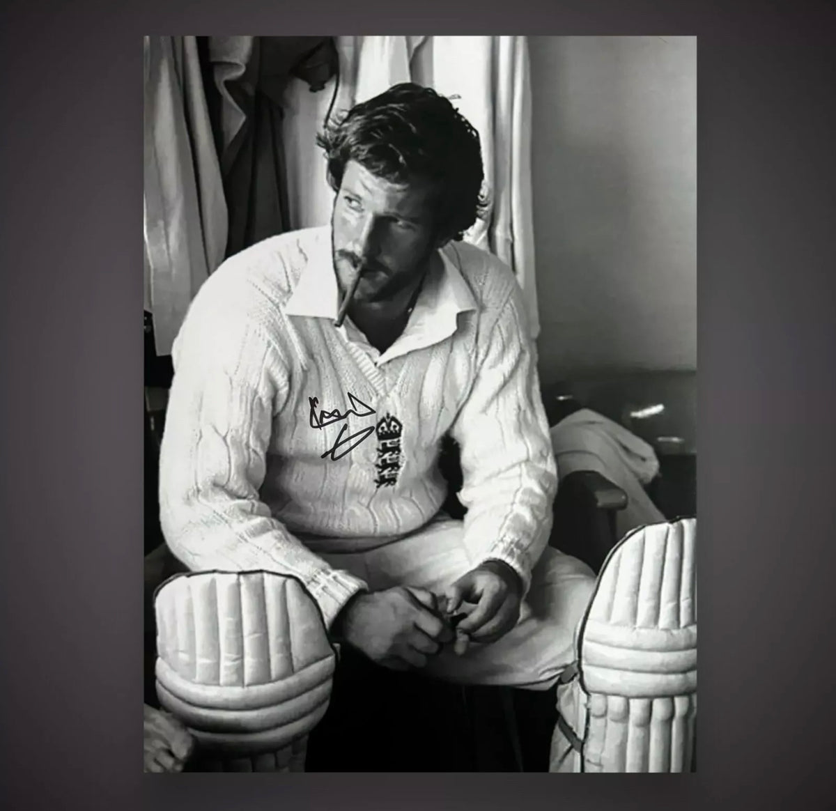 Cricket Legend- Ian Botham Hand Signed Cricket Photograph