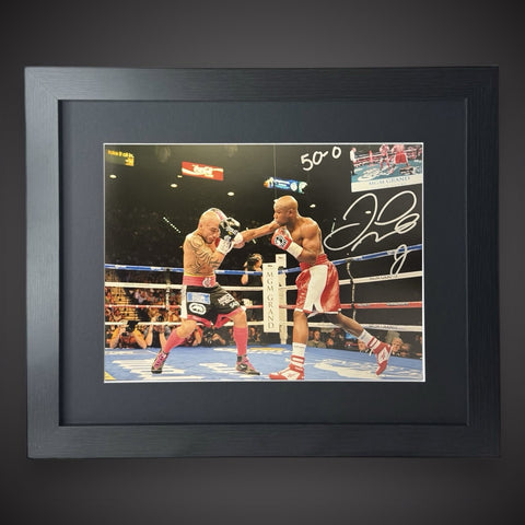 Floyd “Money” Mayweather TBE  50-0 Singed Framed  12x16 Photograph £549 With COA0