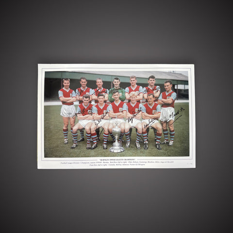 Multi Signed Burnley Photo - 1959/60 League Champions £39.990