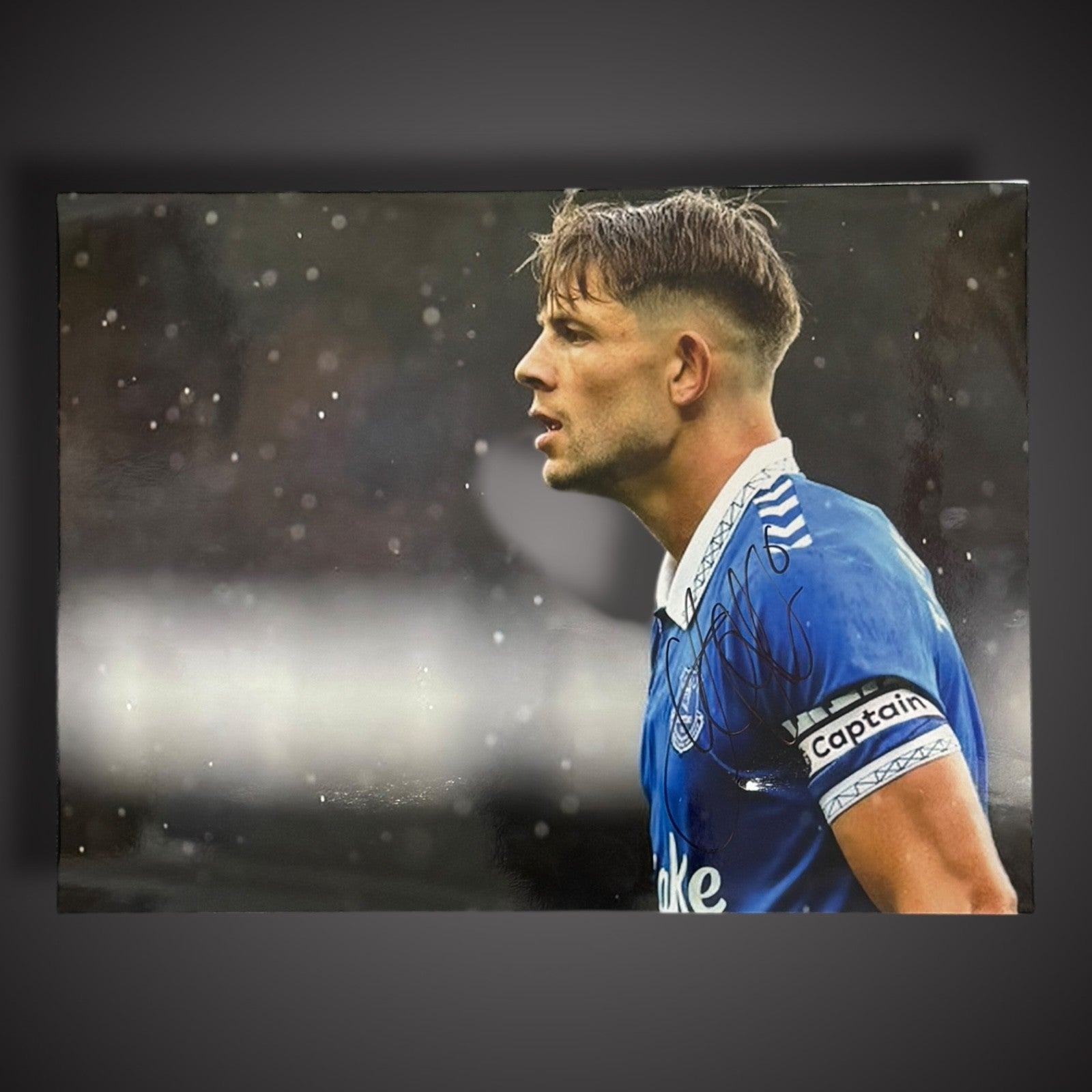 Everton James Tarkowski Hand Signed Photo £490