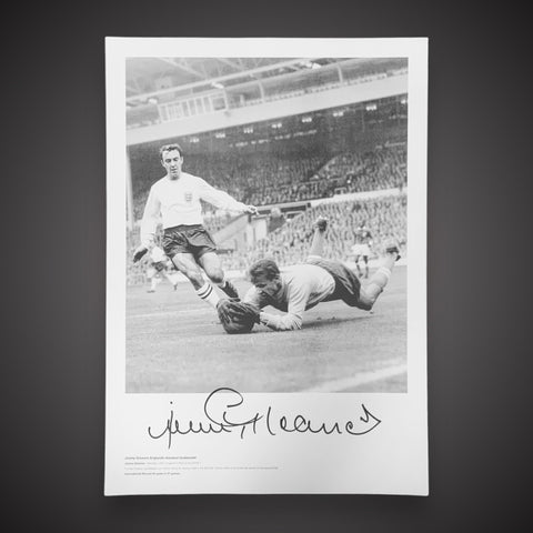 Jimmy Greaves Giant  England V Rest Of World Signed Photo 31x30 Inch £25 16X230