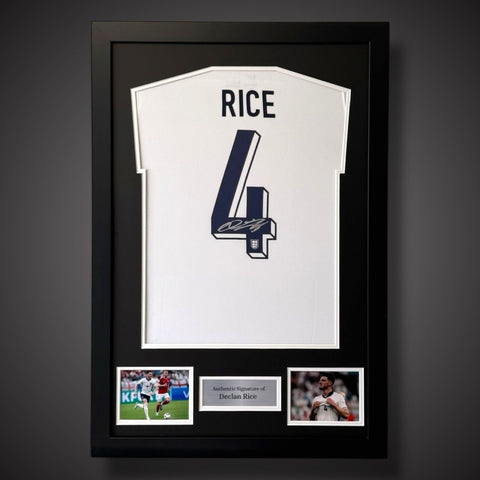 Framed Declan Rice Hand Signed England  Shirt With COA  £394.990