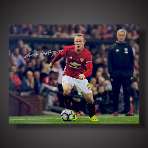 Framed Wayne Rooney Manchester United Hand Signed Photograph £69.991