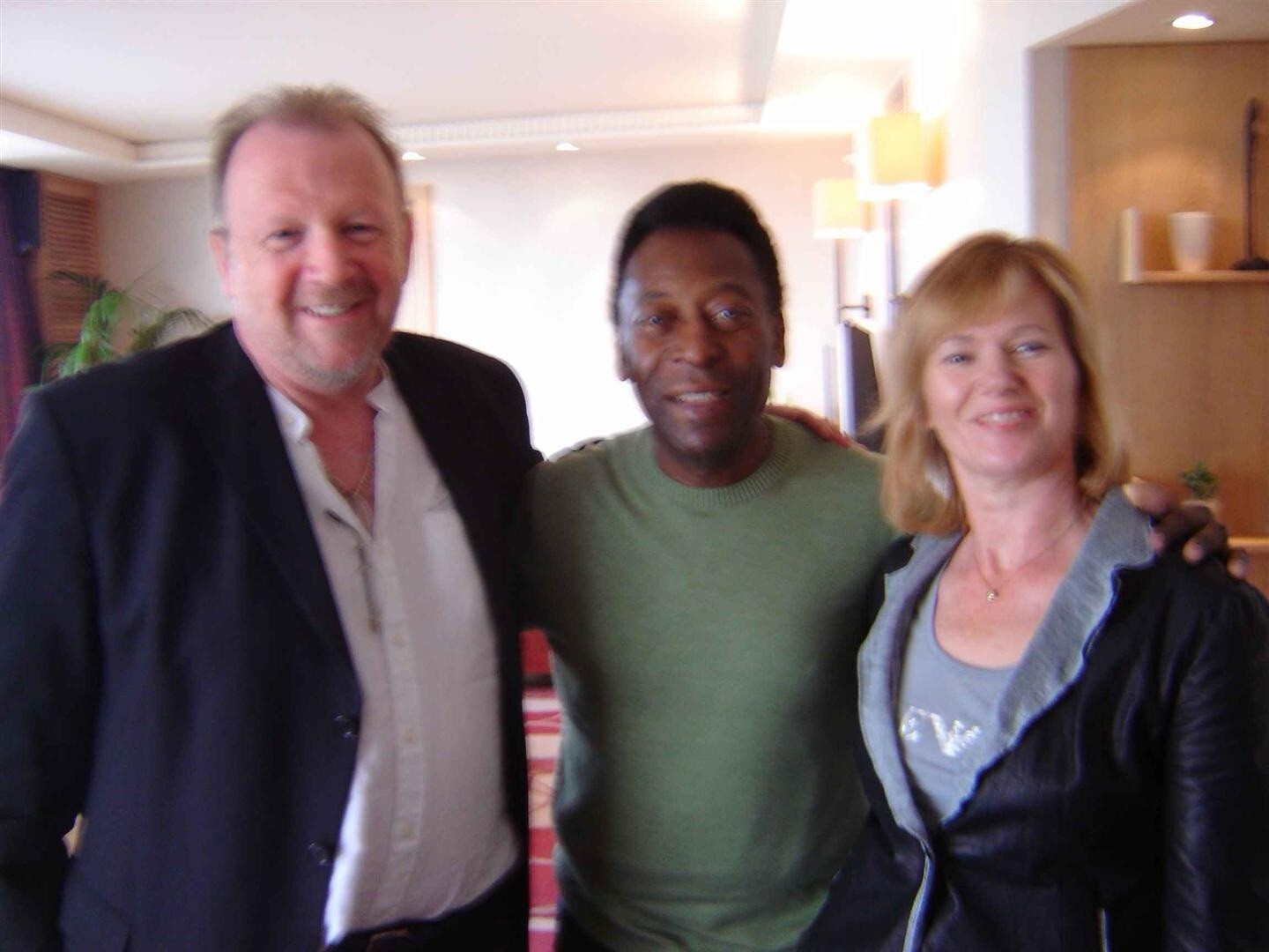 Pele & Moore Montage SALE Signed By Pele Photo Slightly Faded Signature £1508