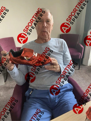 Sir Geoff Hurst Hand Signed Football Boot- West Ham - In A Acrylic Case £89.991