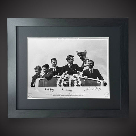 FRAMED Tottenham Hotspur -Dyson, Jones And Henry Hand Signed Photo £49 16X120