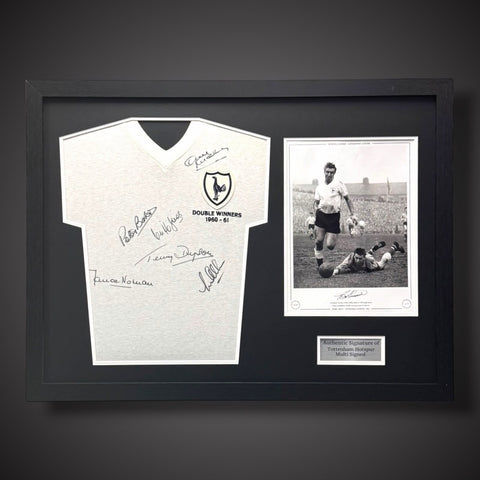 Tottenham Hotspur Multi Signed Pano Framed Shirt With Photo £3490