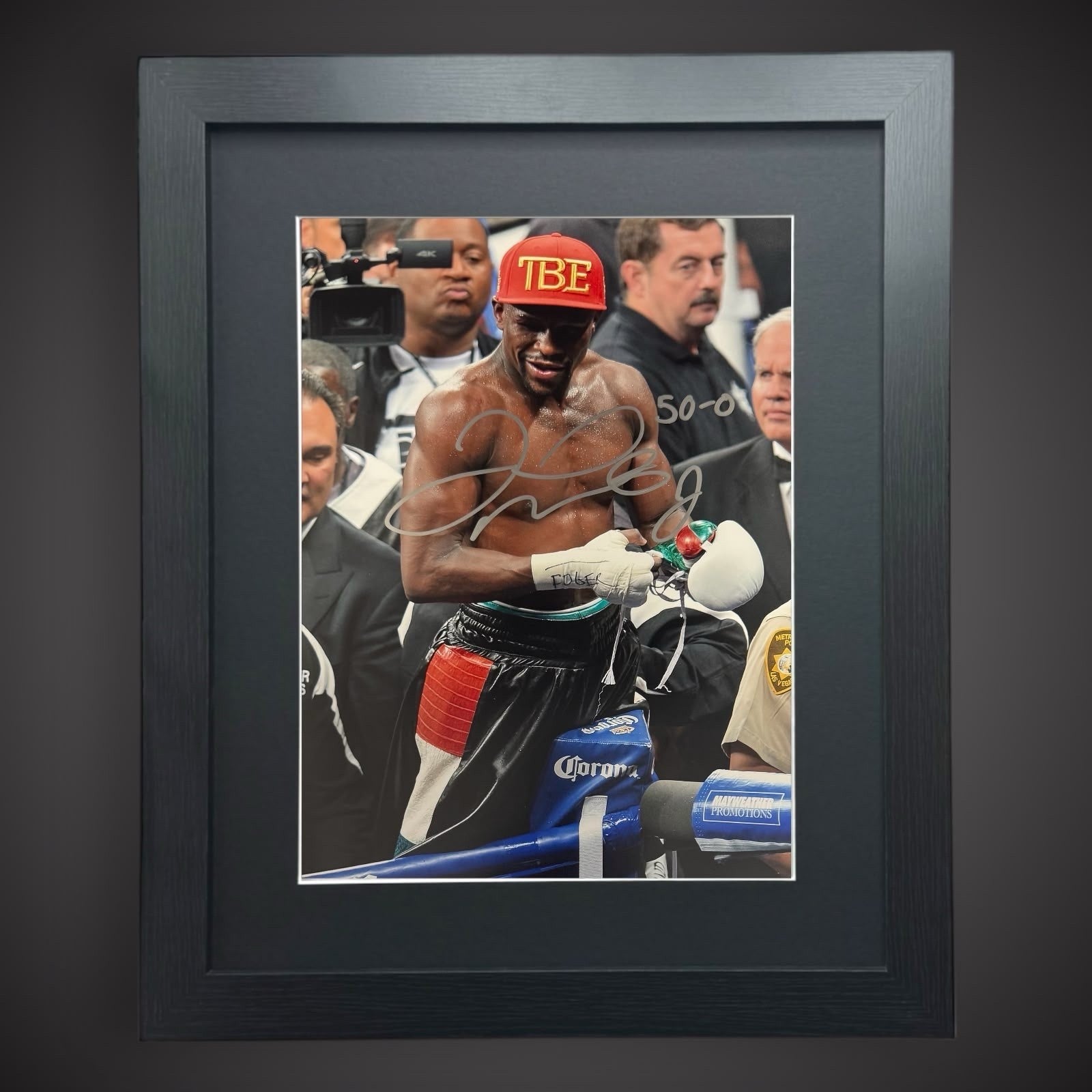 Floyd “Money” Mayweather TBE Hand Singed Framed  12x16 Photograph £549 With COA0