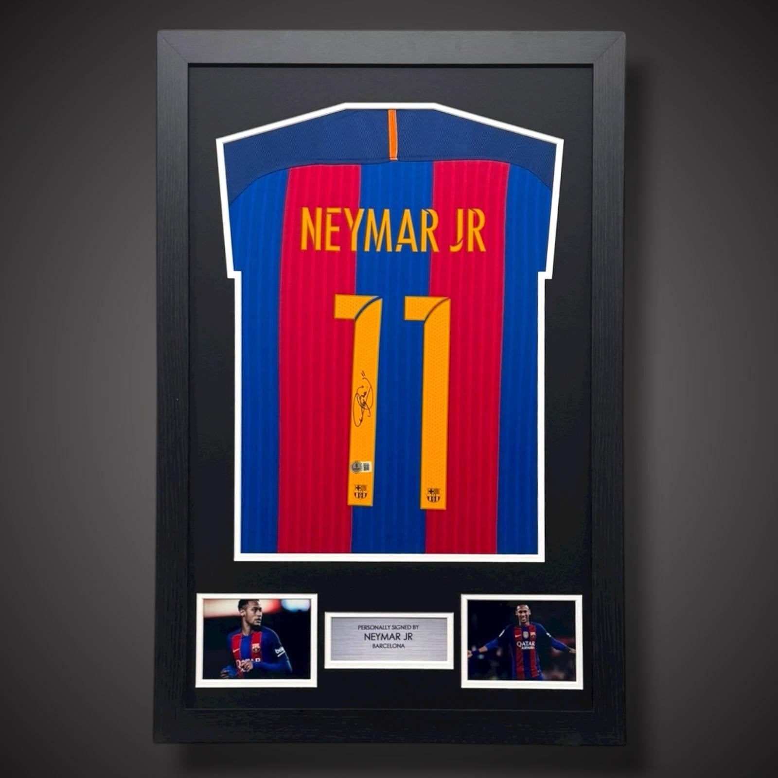 Neymar Jr Hand Signed Barcelona Football Shirt With COA £5990