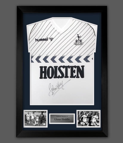 GLENN HODDLE Signed & Framed Spurs Shirt Signed On 3/9/22 COA £1890