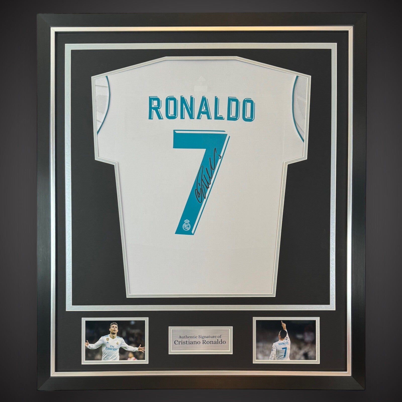 Fantastic Cristiano Ronaldo Hand Signed And Framed Real Madrid Shirt £6990