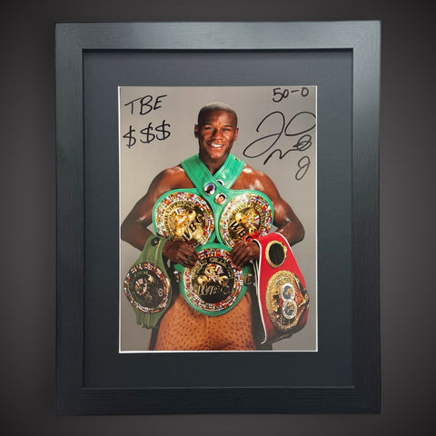 Floyd “Money” Mayweather TBE  50-0 Singed Framed  12x16 Photograph £549 With COA0