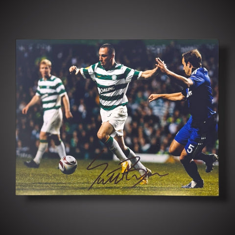 Scott Brown Celtic Hand Signed Football Photo £350