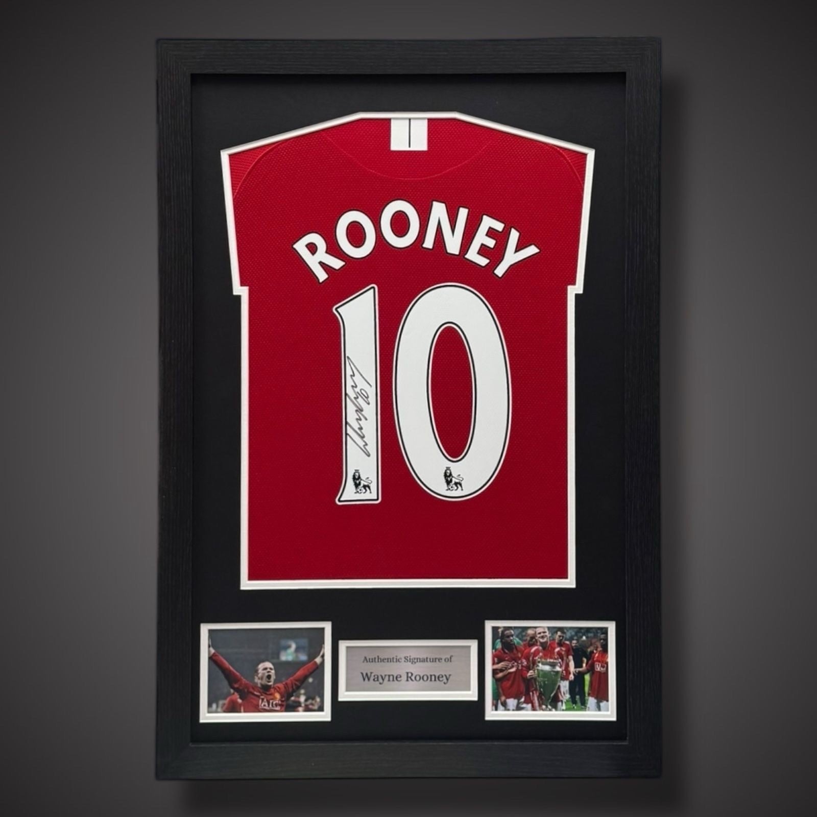 Wayne Rooney Hand Signed And Framed Manchester United Shirt £249 With COA0