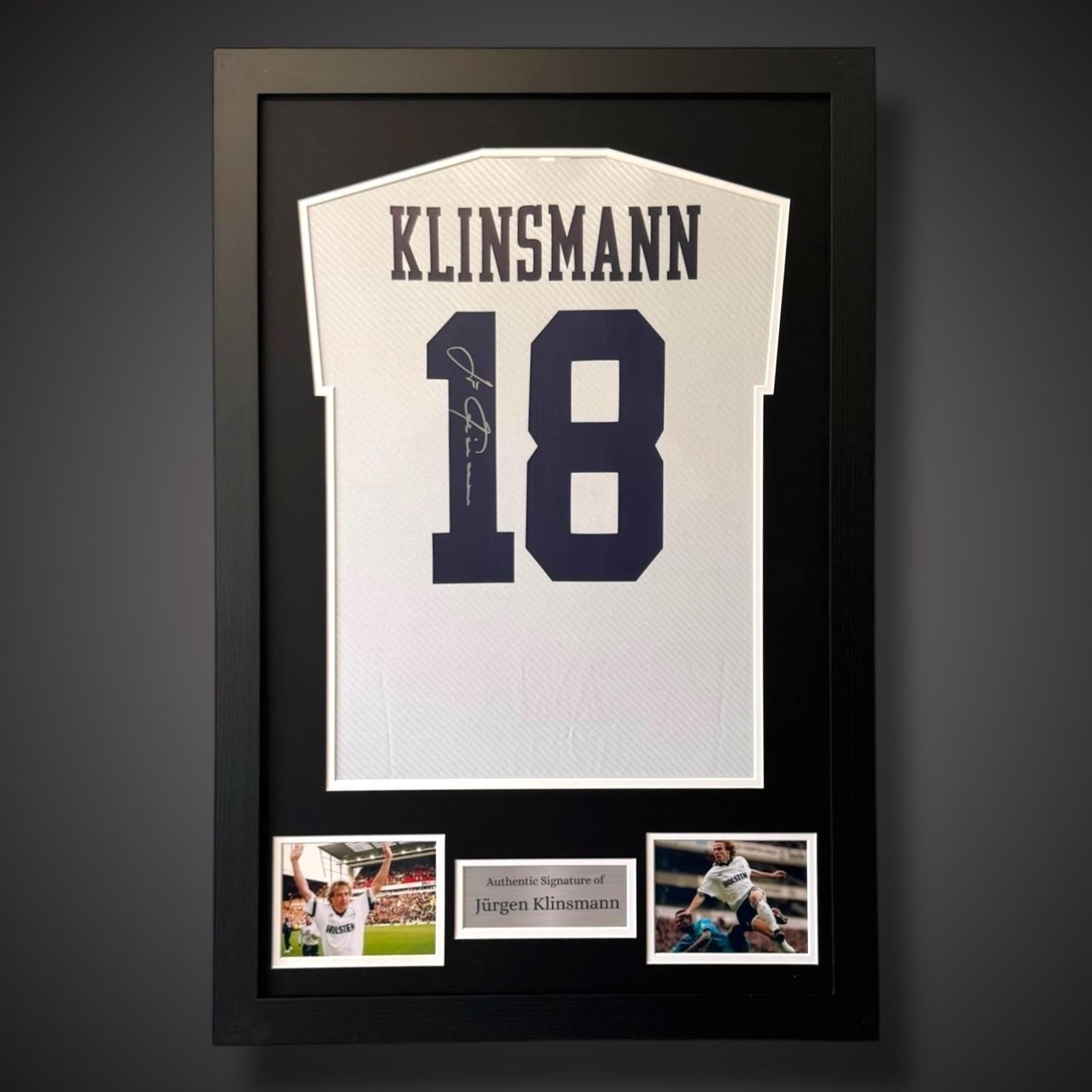 Framed Jürgen Klinsmann Signed Germany Shirt With COA £2750