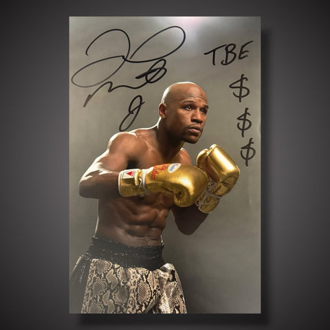 Floyd Money Mayweather TBE Hand Singed 12x8 Photo £349 With COA0