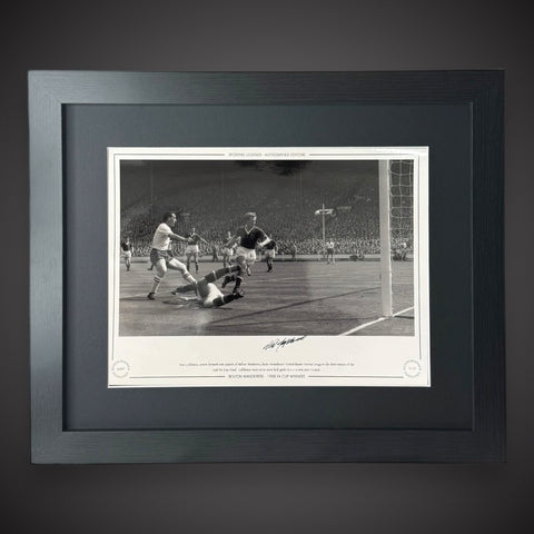 FRAMED Nat Lofthouse Bolton Wanderers 1958 - Hand Signed Photo £450