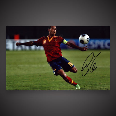Thiago Alcantara Hand Signed 12x8 Photo - Spain - With COA £250