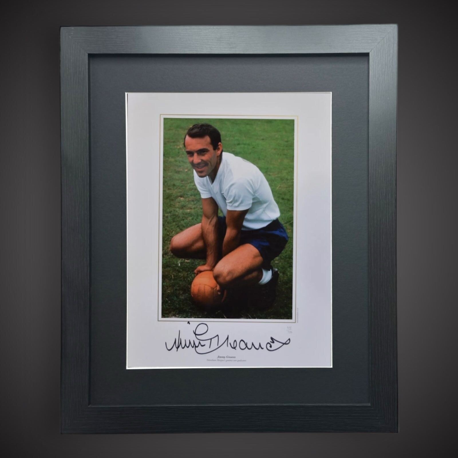 Jimmy Greaves Spurs GREATEST GOALSCORER QUALITY HANDSIGNED PRINT/PHOTOGRAPH £550