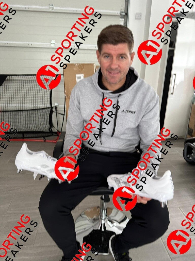 Steven Gerrard Signed Adidas Boot COA Superb £125.5