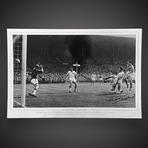Peter McParland Signed Photograph Aston Villa  £19.99 12X180