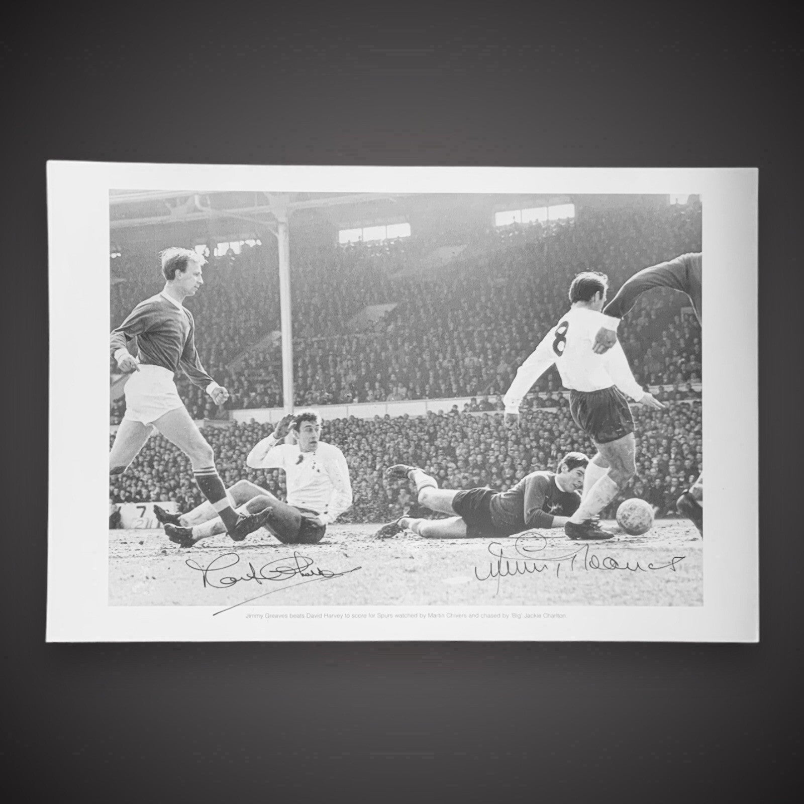 Martin Chivers, Jimmy Greaves  Signed Tottenham Hotspur Photo £29.99 16X230