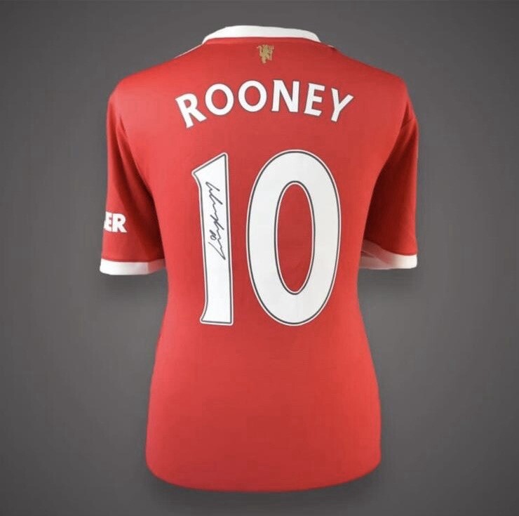 Wayne Rooney Manchester United 2021/22 Football Shirt. £1250