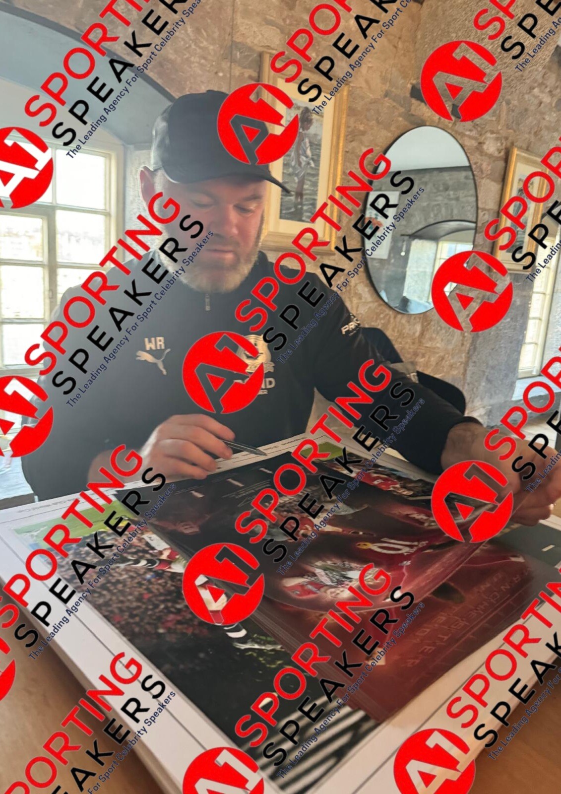 Framed Wayne Rooney Signed Manchester United  New Stats Montage Photo £79.992