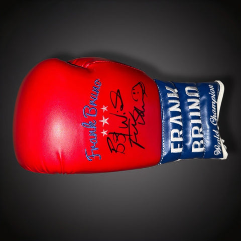 Boxing Legend Frank Bruno Hand Signed Boxing Glove With COA £990