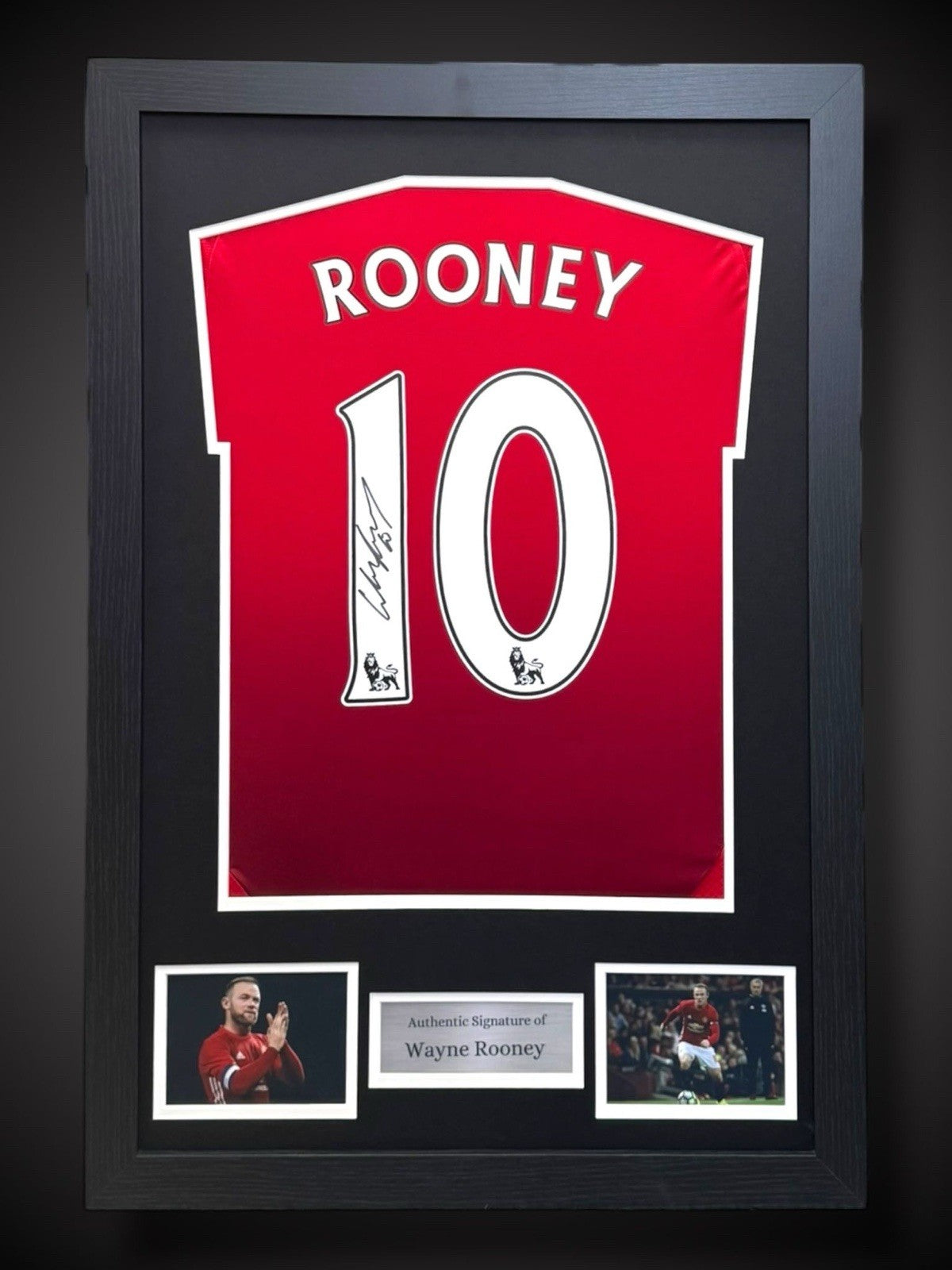 Wayne Rooney Hand Signed And Framed Manchester United Shirt With COA £1950