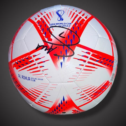 Bukayo Saka Hand Signed Football, Beckett Authenticated £2990