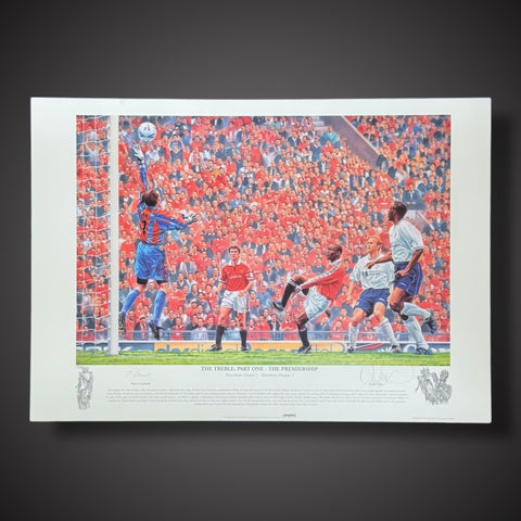 Andy Cole Manchester United Hand Signed Art Print Limited Edition COA £29.990