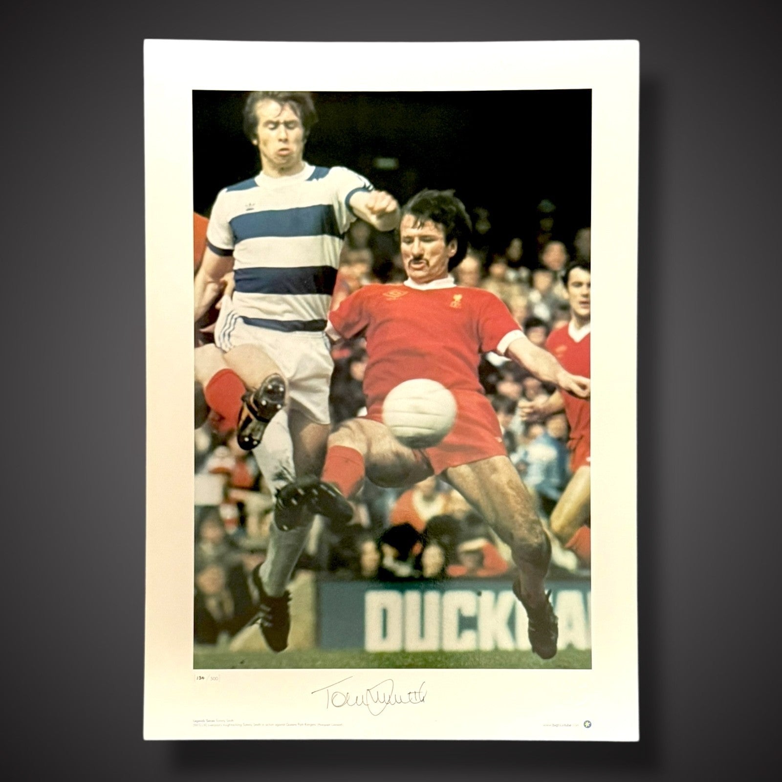 Tommy Smith Signed Liverpool Photo £25 16X230