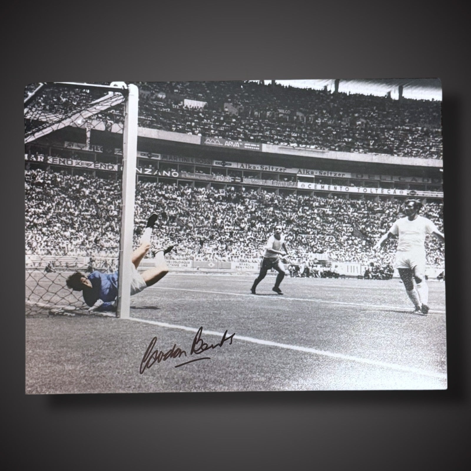 Gordon Banks Hand Signed Photo England 1970 £250