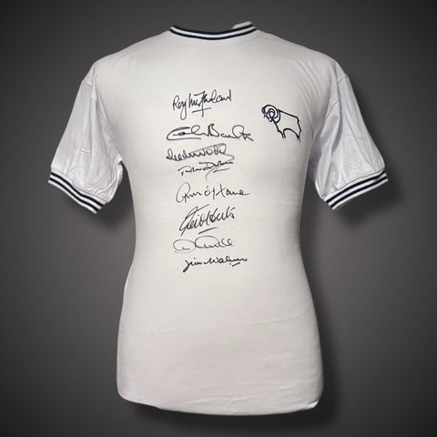 Framed Derby County 72 Hand  Signed Football Shirt  With COA £2751