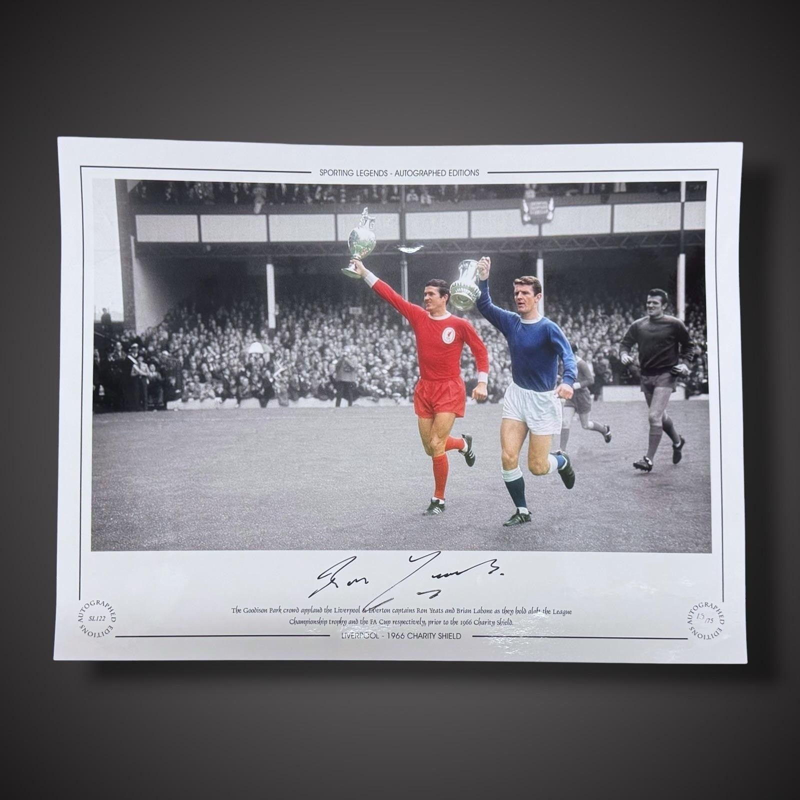 Ron Yeats Hand Signed Liverpool 1966 Football Photo £29.99 With COA0