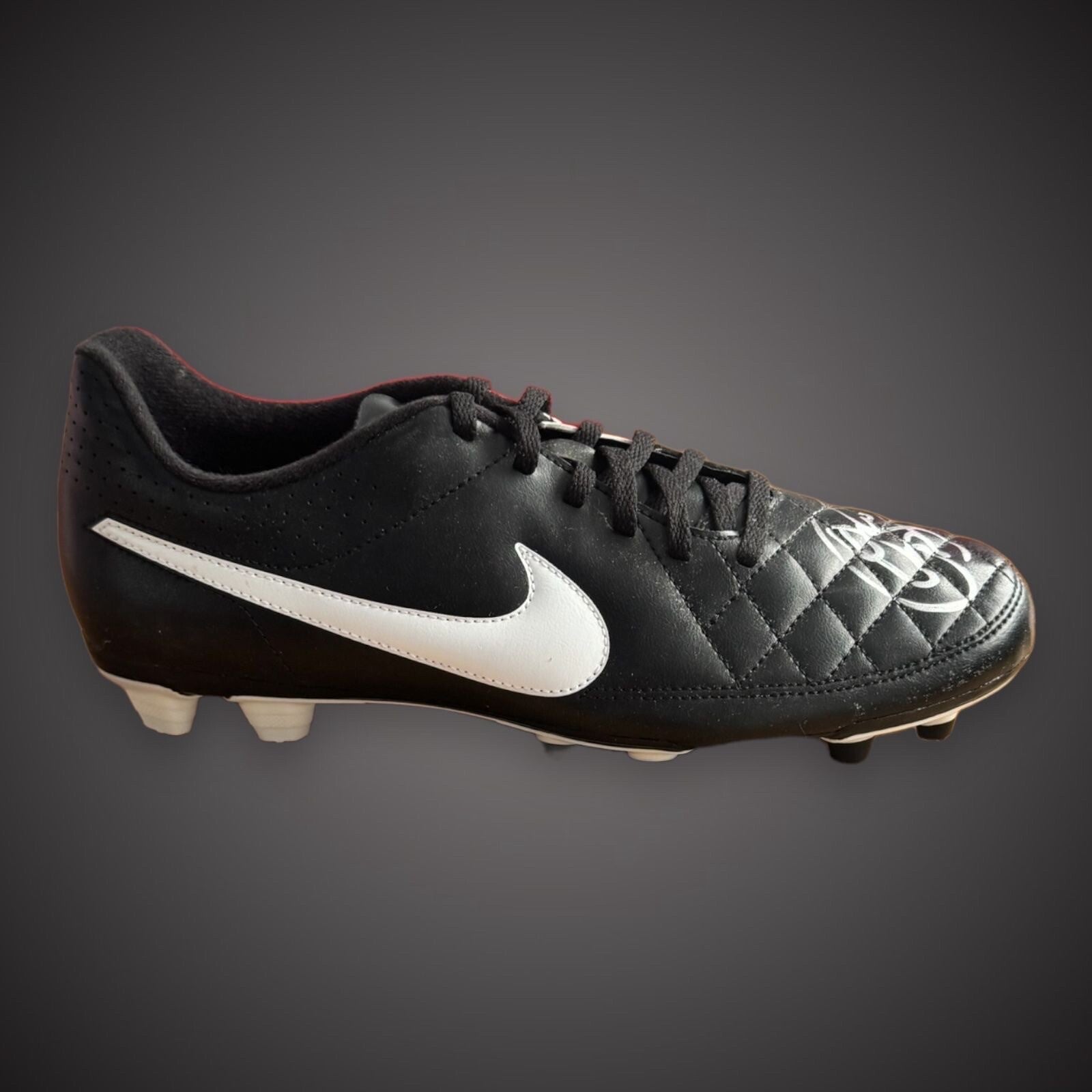 Ole Gunnar Solskjaer Signed Football Boot Manchester United In A Dome Frame £2692