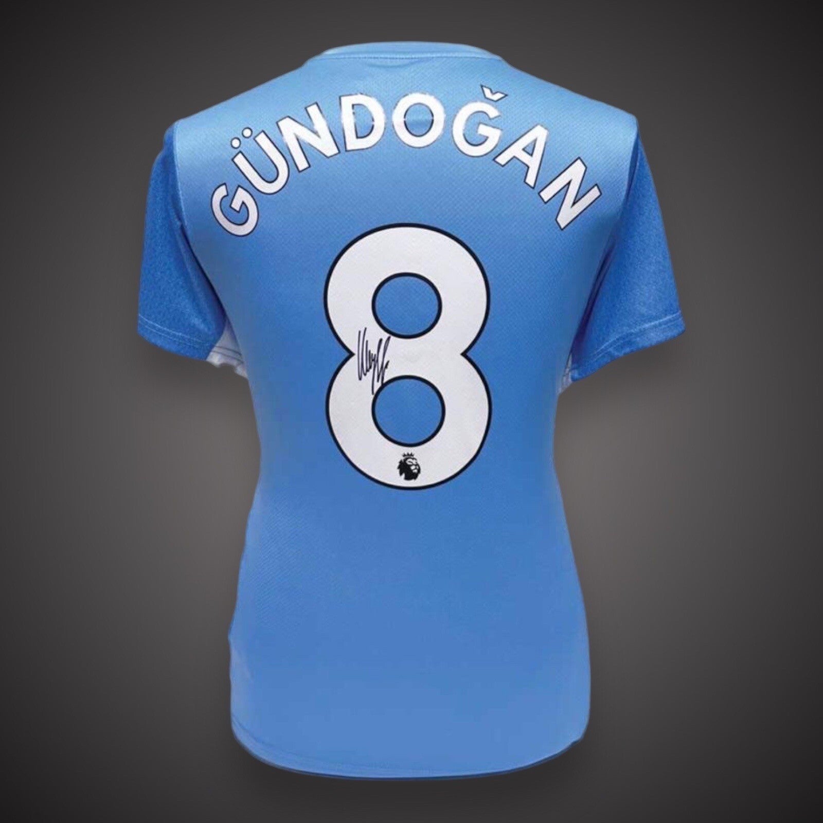 Manchester City  Ilkay Gundogan Hand Signed Football Shirt With COA £1990