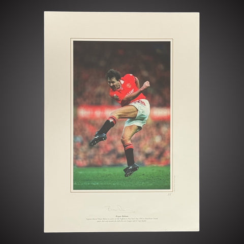 Framed Bryan Robson- Manchester United 1994 Hand Signed Photo £44.99 16X201