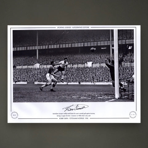Framed Bobby Smith - TOTTENHAM HOTSPUR 1958 Signed Photo £39.99 16X201