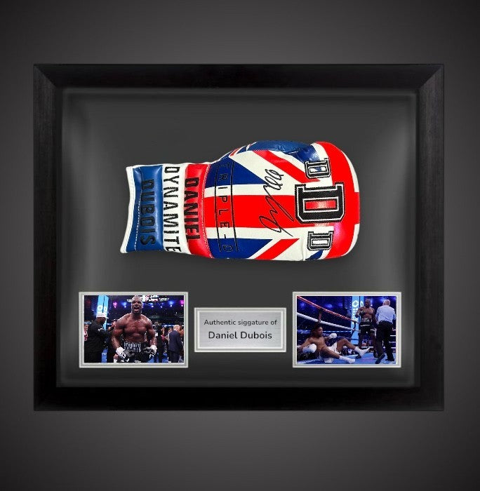Framed Daniel Dubois Signed Boxing Glove DDD- With COA £2750