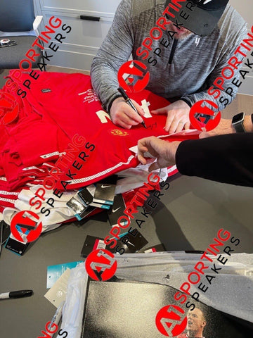 Wayne Rooney Manchester United Stats Hand Signed Shirt Deluxe Framed £2406