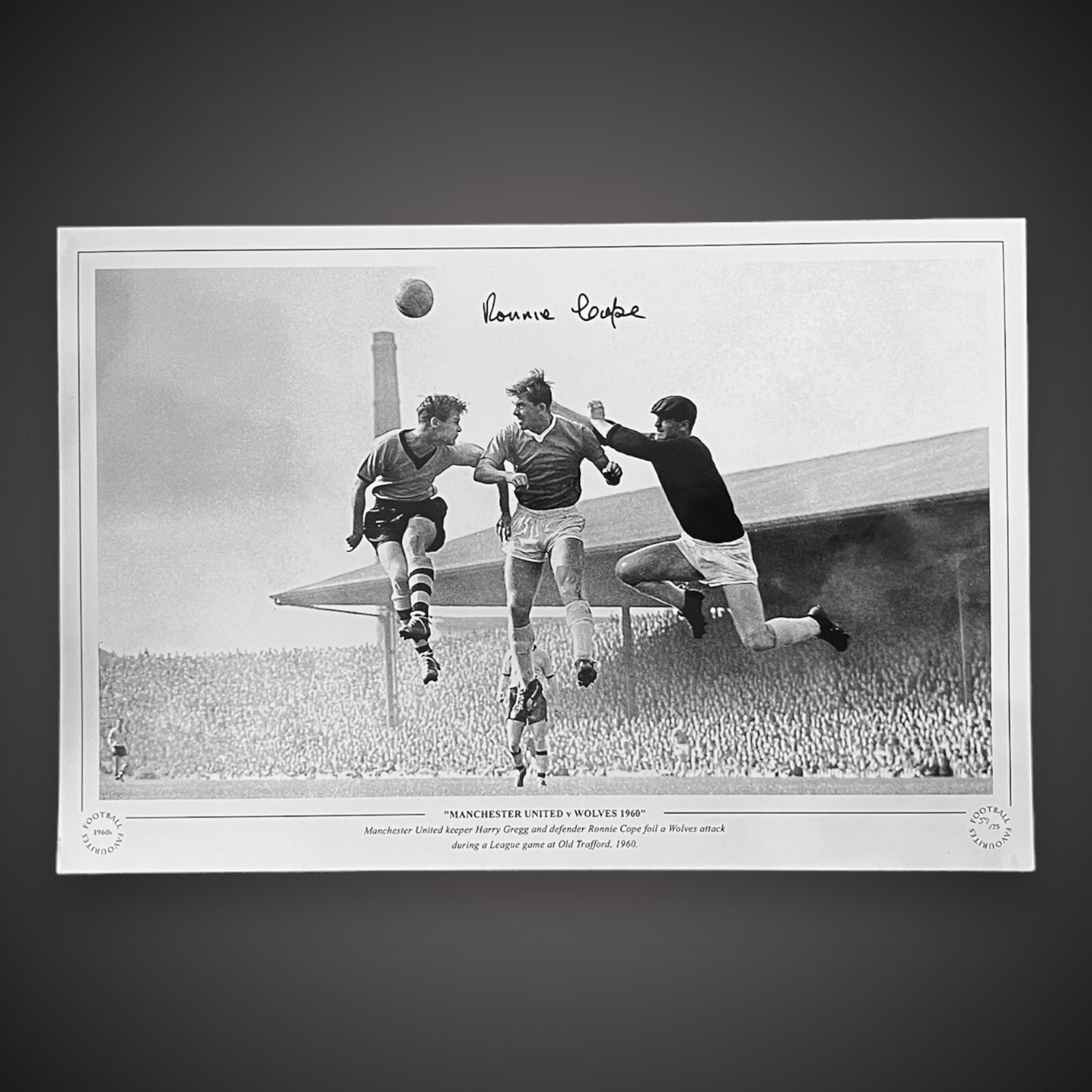 Ronnie Cope - Manchester United V Wolves 1960 Signed Photo £19.99 12X180