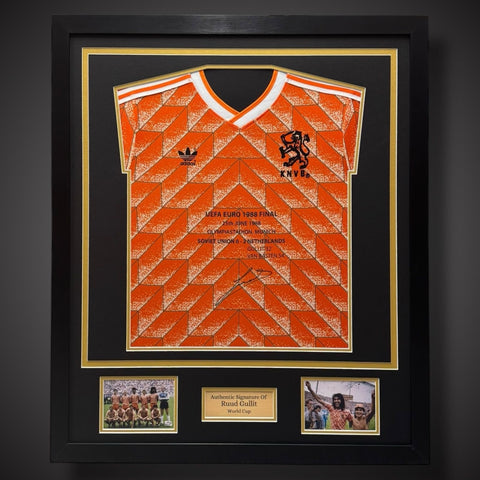Ruud Gullet Signed & Framed Netherlands Football Shirt With COA- World Cup £4050