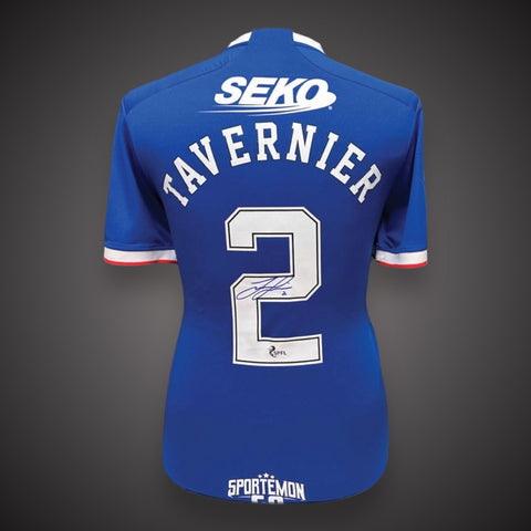 Fantastic- James Tavernier #2 Hand Signed Rangers Shirt With COA £1990
