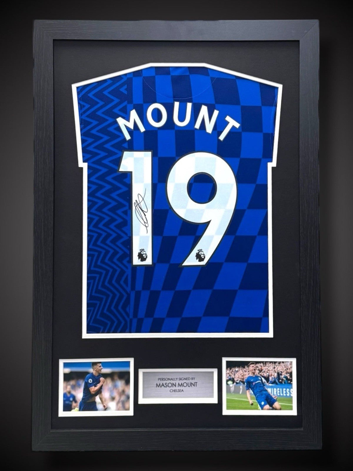 Framed Chelsea - Mason Mount Signed Shirt Private Signing- With COA￼£1990