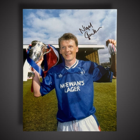Framed Nigel Spackman Rangers Hand Signed 16x12 Photo £44.99 16X201