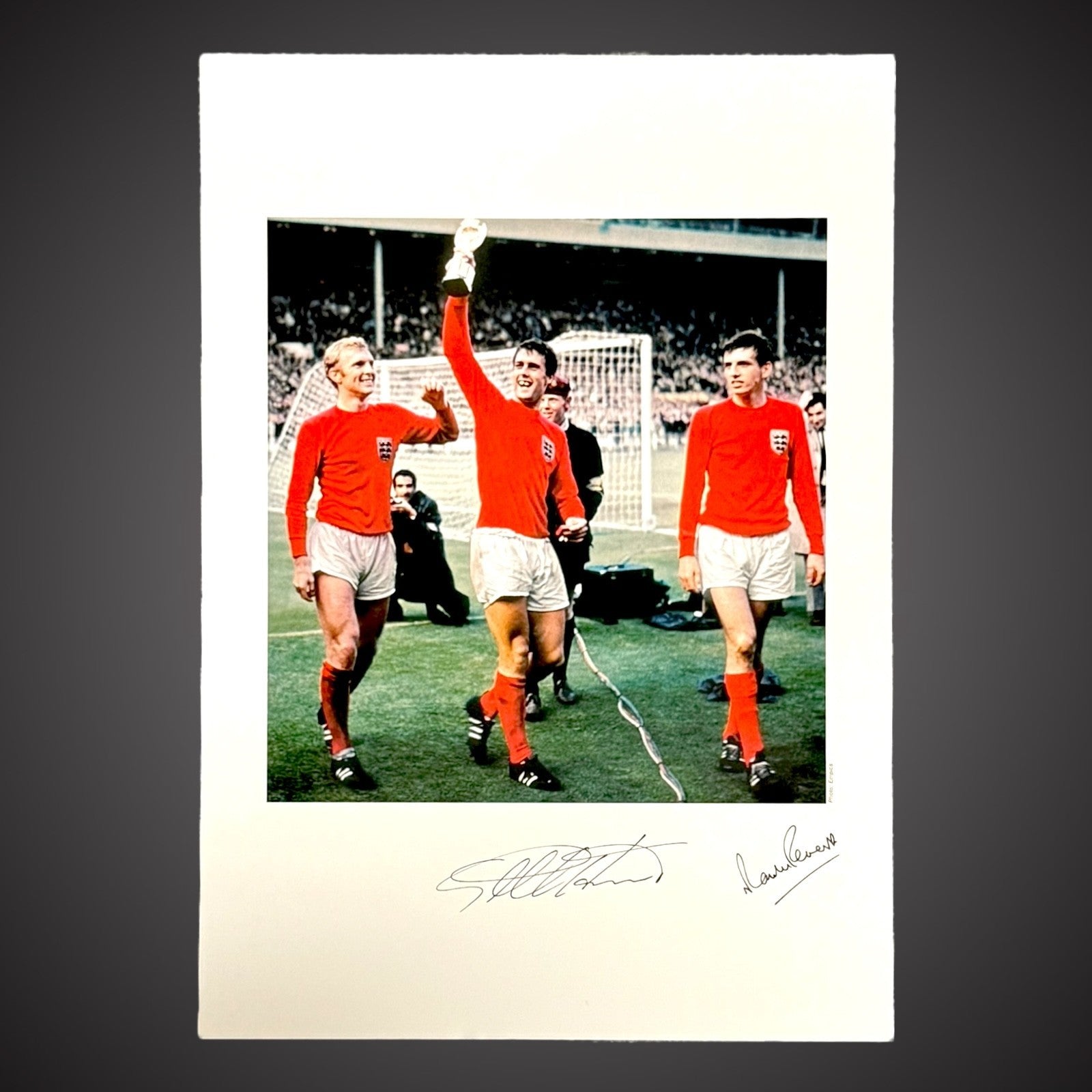 Signed Sir Geoff Hurst &Martin Peters The World Cup 1966 £25 16X230